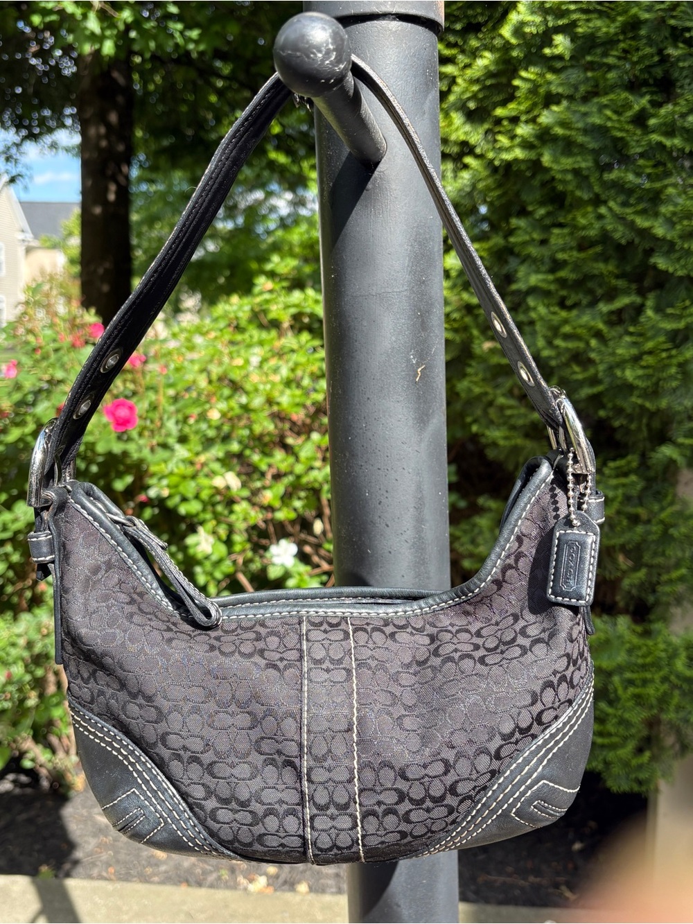 COACH Mini SoHo black bag - Picture 7 of 11